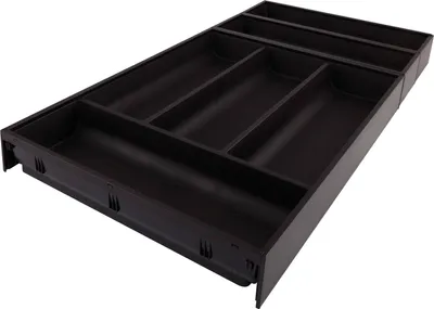 Immagine prodotto di BLUM AMBIA-LINE Vassoio portaposate NL650mm,L300mm, Acciaio al carbonio nero