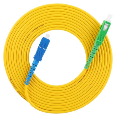 Immagine prodotto di Cavi in fibra ottica, lunghezza 20 metri, cavi patch ottici, cavi monomodali, connettori SC, APC-SC, UPC