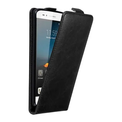 Immagine prodotto di Cadorabo cover per ZTE Blade A612 cover protettiva in nero Flip case custodia del telefono cellulare Case Cover