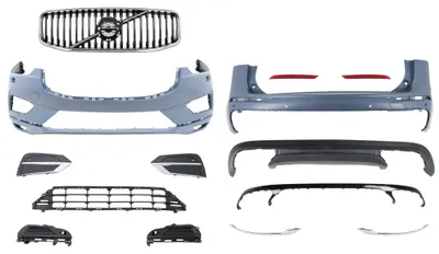 Produktbild von Bodykit Karosserie-Kit für Volvo XC60 2018–2025 R-Design Stoßstange Kühlergrill Luftdiffusor.