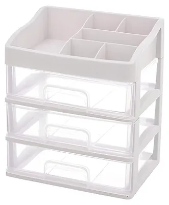 Zdjęcie produktu dla Verk 24378 Organizer kosmetyczny biały