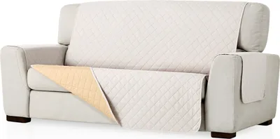 Produktbild von BESTCOVERS Sofabezug Sofaschonbezug Sofa Überwurf Sofa Überdecke Hergestellt in Spanien (Creme / Beige, 2 Sitzer)
