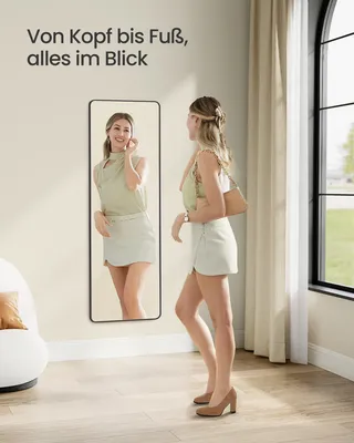 Produktbild von SONGMICS Ganzkörperspiegel, 120 x 40 cm, rechteckiger Wandspiegel