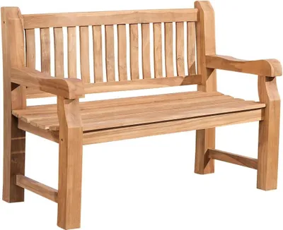 Obrázok produktu pre Záhradná lavička z teakového dreva - odolný a ergonomický dizajn