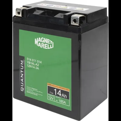 Produktbild von QUANTUM ENERGY Magneti Marelli Starterbatterie 12V 14Ah 85A/EN Motorrad Batterie