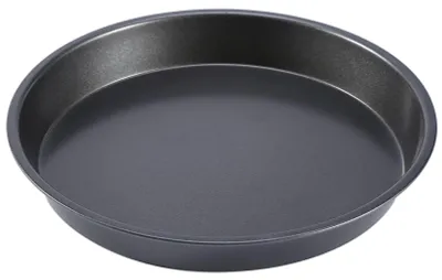 Productafbeelding van Ronde pizzaplaat - Met antiaanbaklaag van koolstofstaal - Geschikt voor gebruik in de magnetron en oven - 23 cm (9 inch)