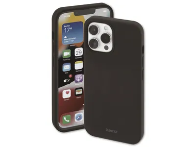 Produktbild von Hama MagCase Finest Feel PRO, Cover, Apple, iPhone 14 Pro Max, 17 cm (6.7"), Schwarz