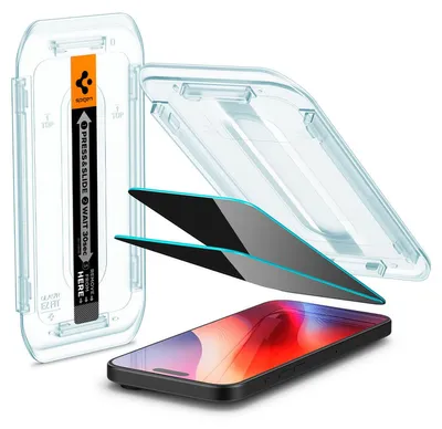 Zdjęcie produktu dla Spigen GLAS.tR EZ Fit, Apple, iPhone 16 Pro, Przezroczysty, 2 szt.