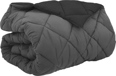 Immagine prodotto di vidaXL, coperta invernale per letto, 200 x 200 cm, 450 g/m², colore nero e antracite