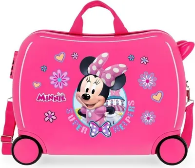 Zdjęcie produktu dla JOUMMABAGS Walizka dziecięca na kółkach Minnie Super Helpers MAXI z tworzywa ABS, 50 x 38 x 20 cm, pojemność 34 l