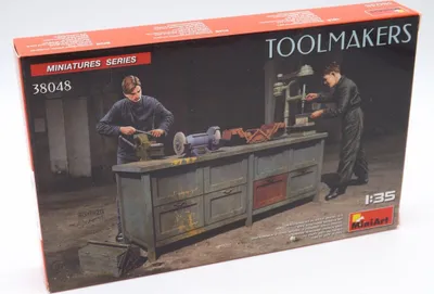 Produktbild von MiniArt 38048 Toolmakers Werkzeugmacher Figuren Modell Bausatz 1:35 in