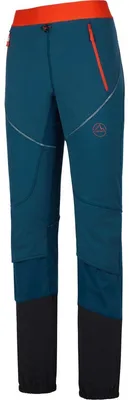 Image de Pantalon de ski unisexe La Sportiva Kyril, pour femmes, couleur bleu, taille XS