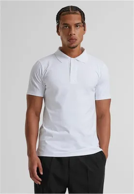 Obrázek produktu pro Pánské polo tričko Urban Classics Sorona Polo Tee white - L