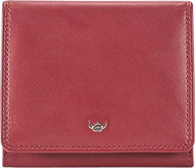 Produktbild von Golden Head Geldbörse Wiener Schachtel Polo RFID Protect Billfold Coin Wallet With Large Coin Compartment Red rot