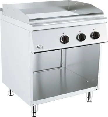 Immagine prodotto di Piastra per griglia elettrica Base 700 cromata, modello autoportante (larghezza 800 mm)