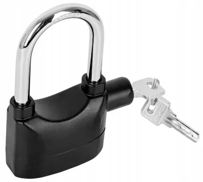 Produktbild von Handmet Vorhängeschloss mit Alarm Langer Bügel 110 dB