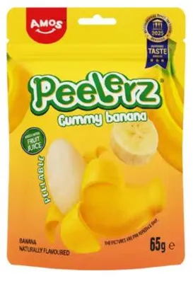 Immagine prodotto di Amos Peelerz Banana gommosa 65g