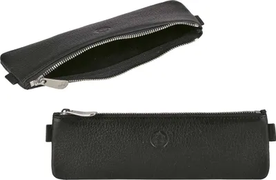 Produktbild von Sonnenleder Stiftetui Federtasche Leder Stifteetui Stiftmäppchen Boldt schwarz 801-394-02
