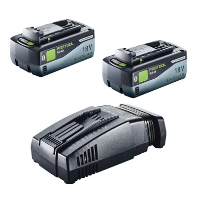 Obrázok produktu pre Festool 18V 2x8,0/SCA16 energy set 2x akumulátor 18 V 8,0 Ah ( 2x 577323 ) + nabíjačka ( 576953 )