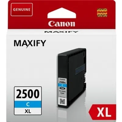 Produktbild von Canon PGI-2500XL C, Hohe (XL-) Ausbeute, Cyan, 19,3 ml, 1520 Seiten