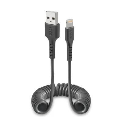 Produktbild von SBS TECABLEUSBIP5S1K, 1 m, Lightning, USB A, Männlich, Männlich, Schwarz