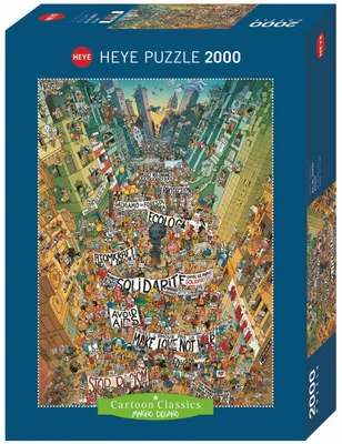 Immagine prodotto di Puzzle 2000 pezzi Protest! Heye 29820