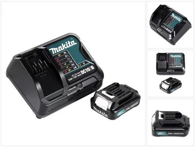 Image de Makita Power Source Kit 12V: 1x BL1021B Batterie 2,0Ah + DC10SB Chargeur