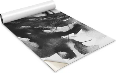 Zdjęcie produktu dla Folia samoprzylepna - Okleina meblowa - Dekoracyjna - Do mebli - Tapeta - Naklejka - Folia - Portret malowany w czerni i bieli - 100 x 50 cm