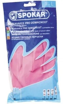 Image de Gants en caoutchouc Spokar, gants de nettoyage, taille 7/S