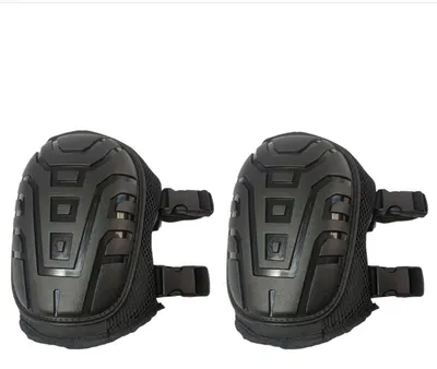 Produktbild von INF Kurze Arbeit-Knieschützer, Hartschalen-Schutz Paar mit Silikon+EVA-Komfort und rutschfester Oberfläche für Bau, Radfahren, Klettern und taktisches Training