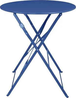 Produktbild von Bolero Perth Pavement Style Runder Tisch, Dunkelblau