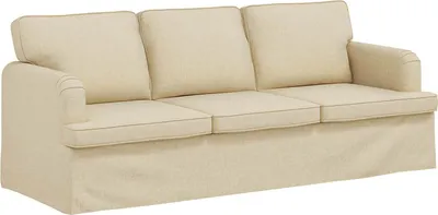 Immagine prodotto di vidaXL Divano color crema 201 x 80 x 85 cm in tessuto
