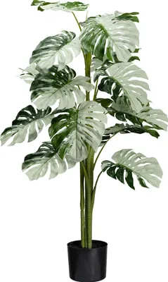 Produktbild von Kopu® Kunstpflanze Monstera Variegata Halbmond 115 cm – 16 Blätter