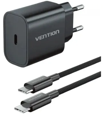 Produktbild von Vention G17b0-eu-wandladegerät Usb/usb-c 20w Silber  Silber One Size