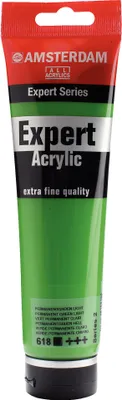Produktbild von Amsterdam Expert Series Acrylfarbe Tube 150 ml Permanentgrün Hell 618