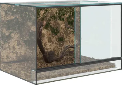 Produktbild von Cloris Designermöbel Reptilien- und Amphibienhabitate Weiß 60 x 40 x 40cm Glas - 2026Neu404996 - Terrarien