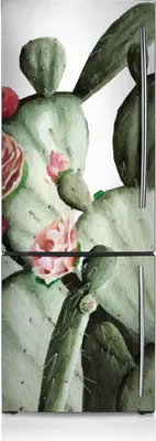 Produktbild von Dekoration Kühlschrank Aufkleber Magnete Küche Kühlschrankmagnete 70x190 cm - Kakteen