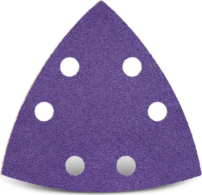 Produktbild von MENZER Titanium HD Klett-Schleifblätter, 93 mm, 6-Loch, f. Deltaschleifer, Keramik-Mix (50 Stk.) K1000