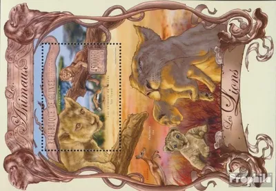 Produktbild von Briefmarken Guinea 2013 Mi Block 2235 (kompl. Ausgabe) postfrisch Löwen (Panthera leo)