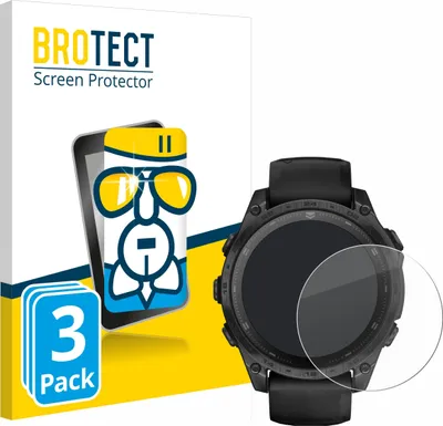Produktbild von 3x BROTECT Schutzglas für Garmin Tactix 8 AMOLED (47 mm) Schutzfolie Panzer Folie Glas Display Schutz klar