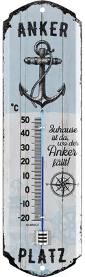 Produktbild von LANOLU Thermometer Ankerplatz 8x28cm