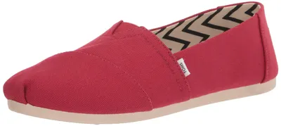 Immagine prodotto di Toms Alpargata in tela di cotone riciclato da donna - Rosso, 4
