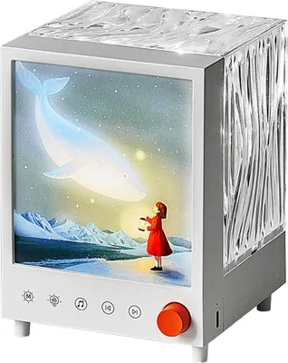 Produktbild von Polarlicht Projektor mit Bluetooth Lautsprecher, Farbwechsel-Ozeanwellenlampe, Entspannungslicht für Schlafzimmer, Wohnzimmer, Nachtlampe für Kinder