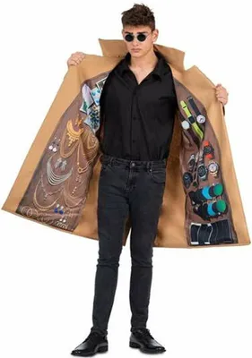 Immagine prodotto di Il mio altro me Costume da adulto taglia unica Vender in maschera marrone