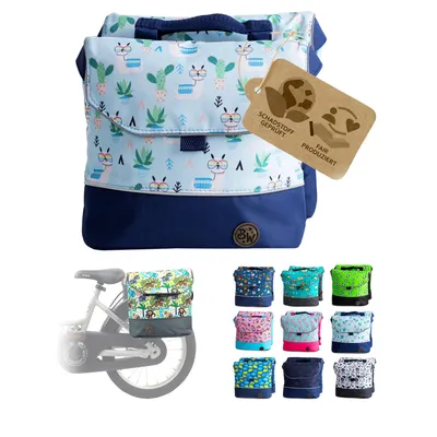 Produktbild von BAMBINIWELT Gepäcktasche, Gepäckträgertasche für Fahrrad, Fahrradtasche für Kinder, wasserabweisend, Modell 28