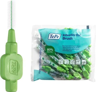 Productafbeelding van Interdentale borsteltjes, 0,8 mm - 25 stuks, voor mondhygiëne