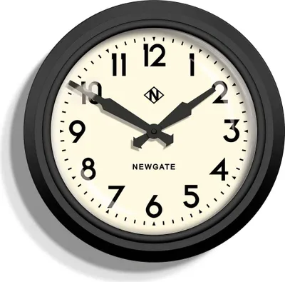 Zdjęcie produktu dla Newgate Electric - Zegar ścienny - Czarny i kremowy