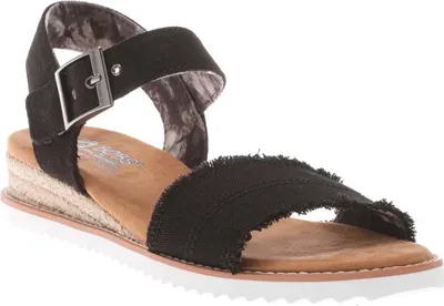 Image de Skechers - Sandales pour femmes "BOBS Desert Kiss - Adobe Princess" GT1977 (39,5 EU) (Noir)