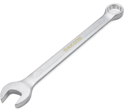 Zdjęcie produktu dla Klucz nasadowy pierścieniowy, 14 mm, matowy, stal CR-V, długość 18 cm