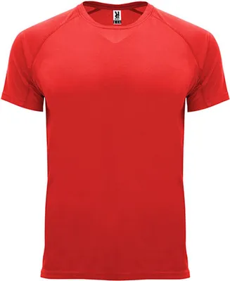 Immagine prodotto di Roly Sport CA0407 | T-shirt Bahrain con maniche raglan - Colore: Rosso 60 - Taglia: M